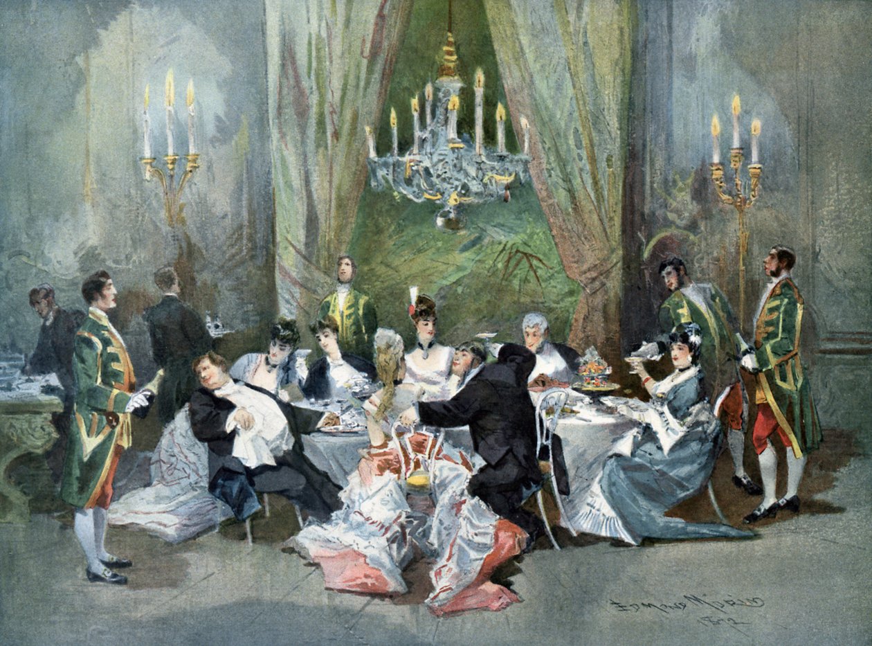 Le Reveillon - vaudeville-skuespil skrevet af Henry Meilhac og Ludovic Halevy af Edmond Morin