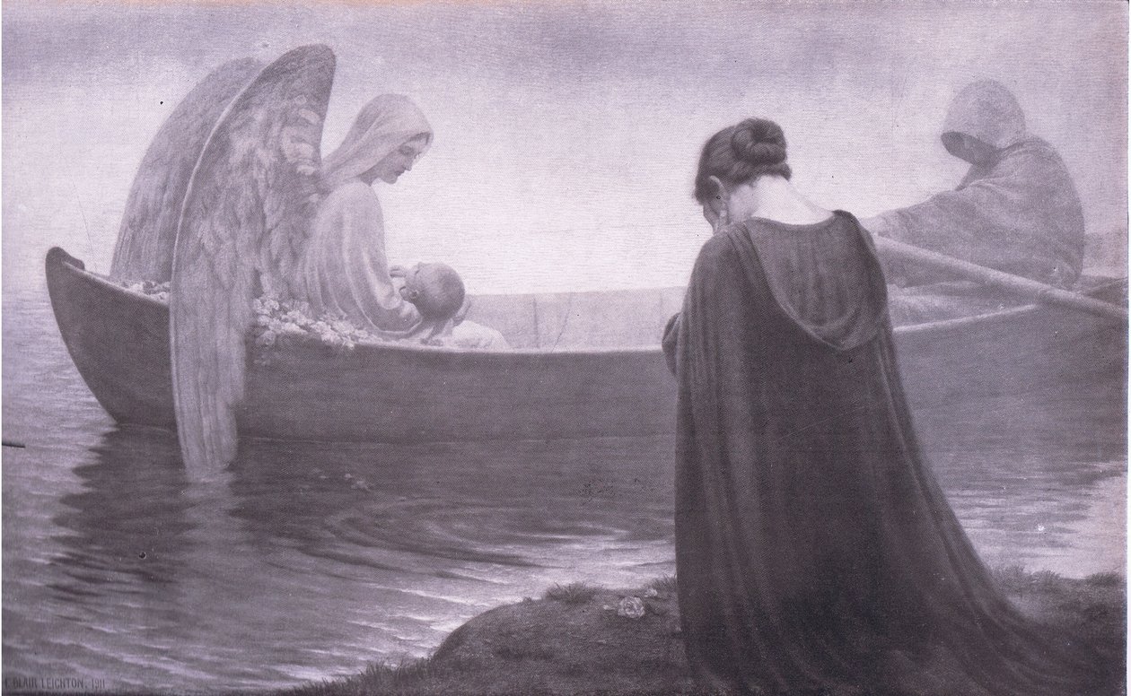 Til det ukendte land, Bibbys Annual, 1916-1917 af Edmund Blair after Leighton