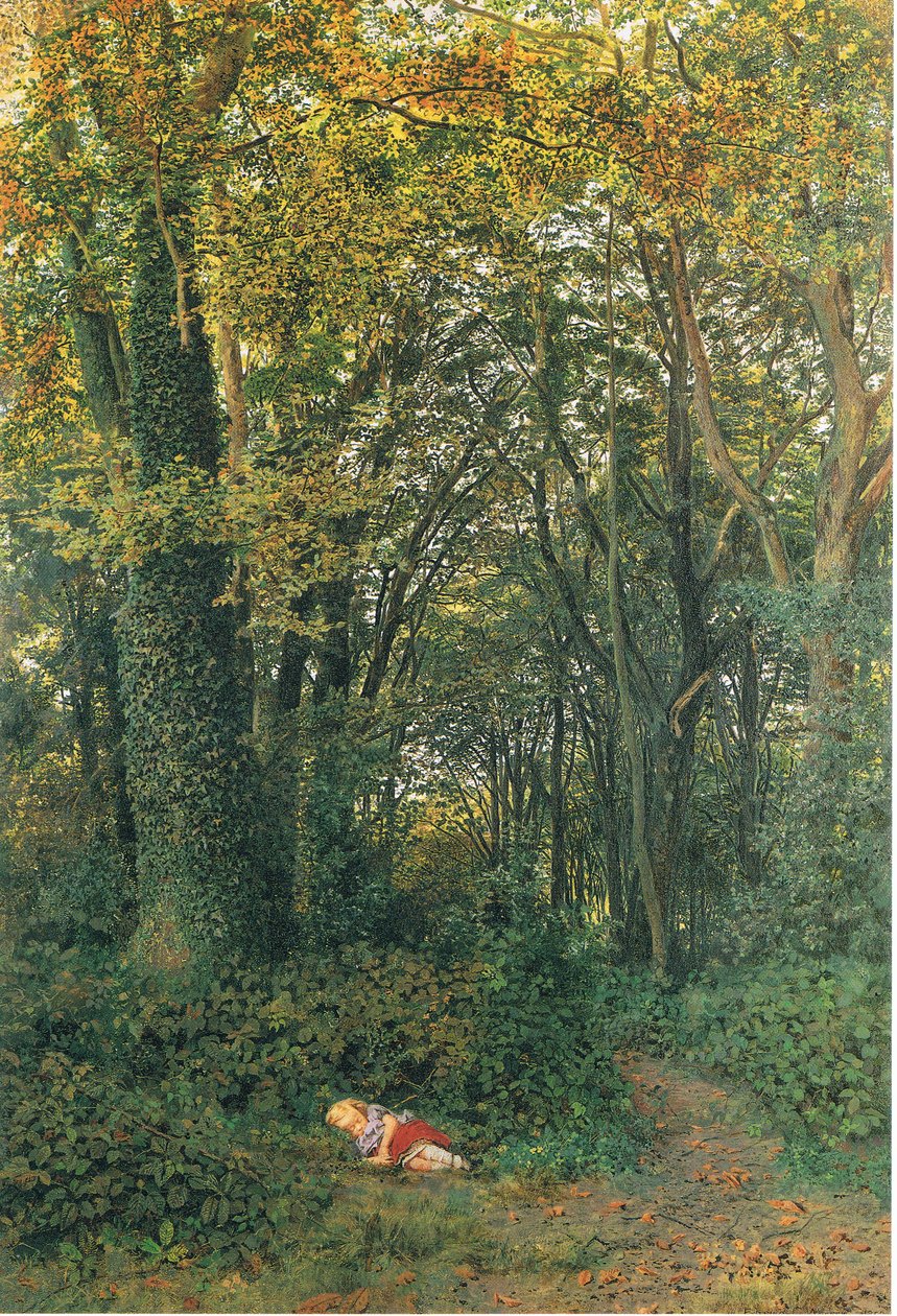 Fortabt i skoven af Edmund George Warren