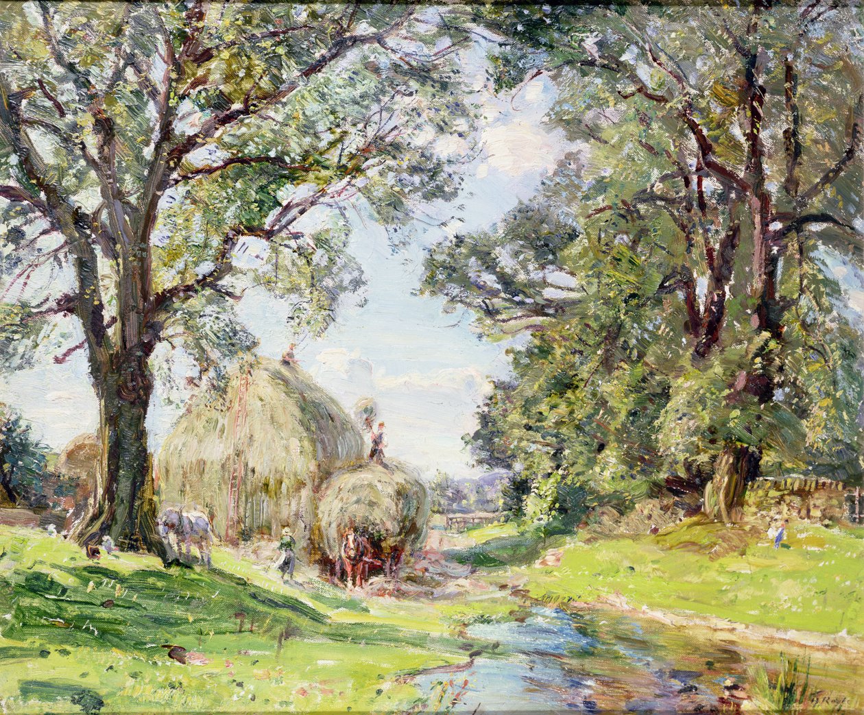 Surrey Landskab af Edmund George Warren