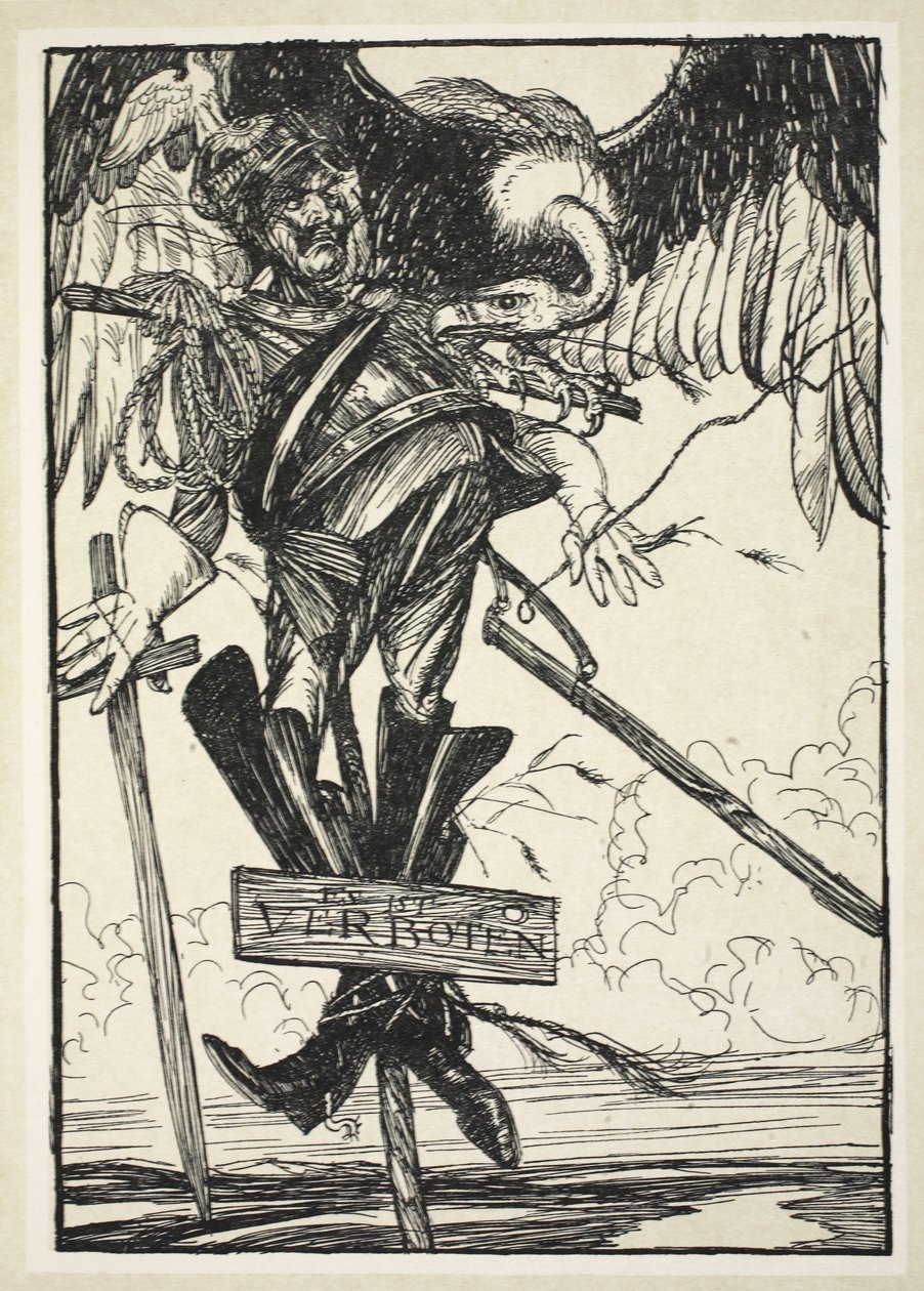 Die Wacht am Rhein, illustration fra The Kaiser