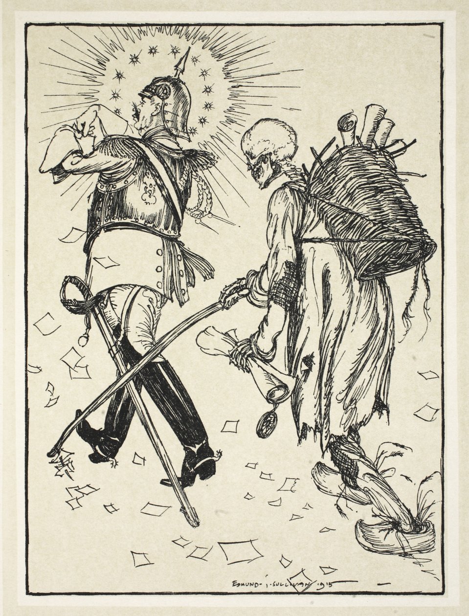 The Ragpicker (Le Chiffonier), illustration fra The Kaiser