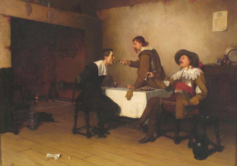 Fangen af Edmund Leighton