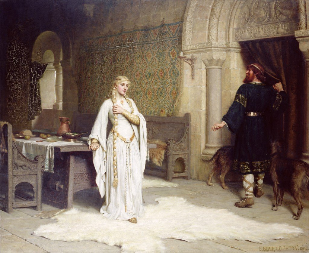 Lady Godiva af Edmund Leighton