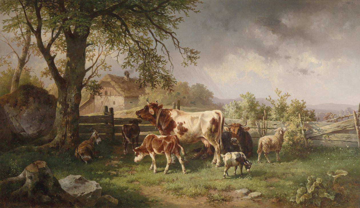 Idyl på gården af Edmund Mahlknecht