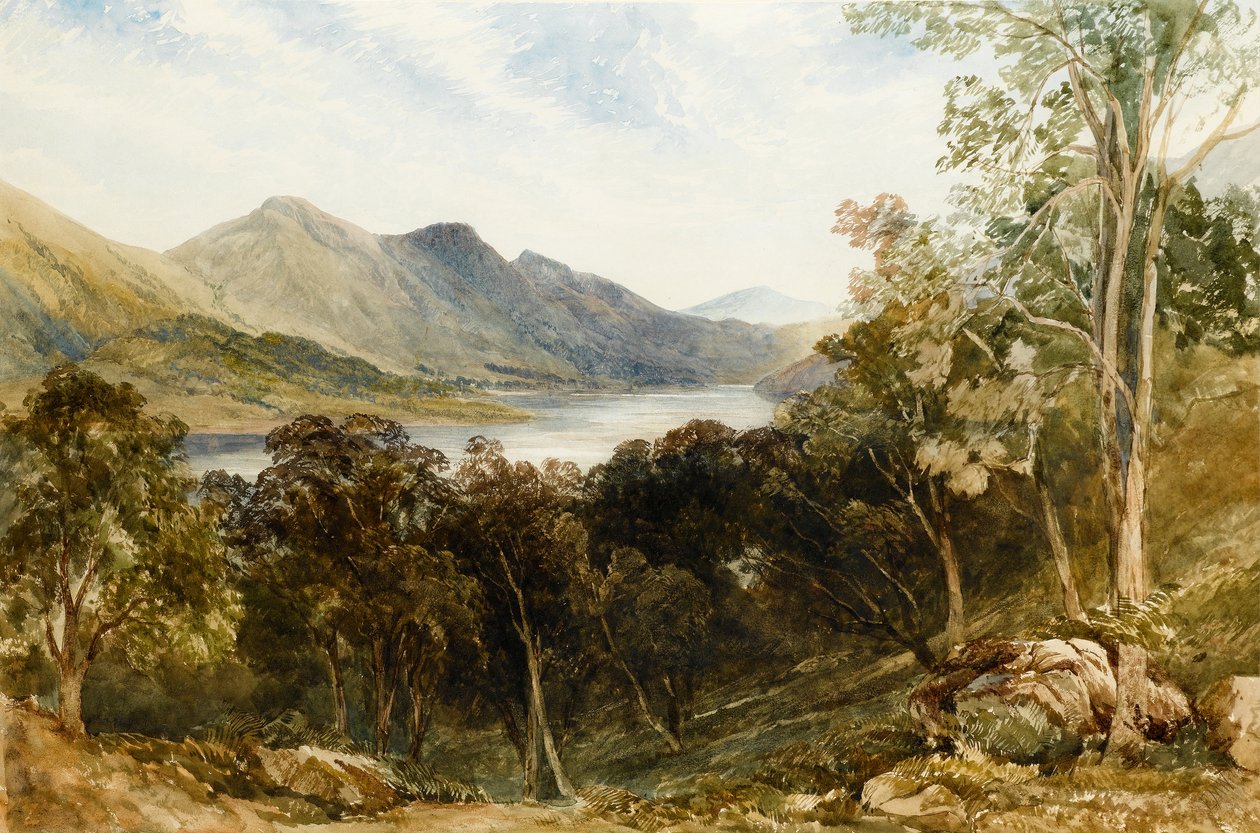 Ballachulish, Loch Leven, 1867 (wc på papir) af Edmund Morison Wimperis