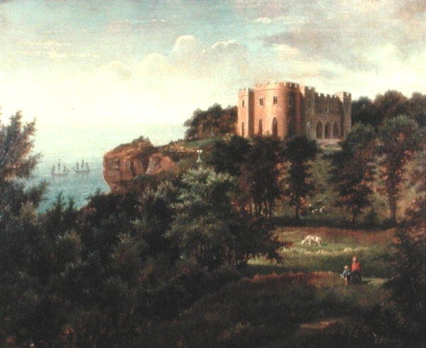 Pennsylvania Castle, Isle of Portland, Dorset af Edmund Birckhead Bensell