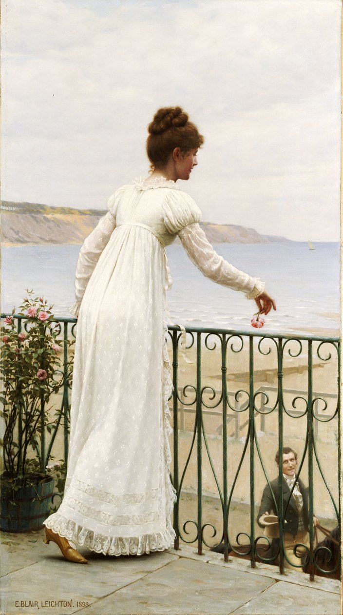 En tjeneste, 1898 af Edmund Blair Leighton