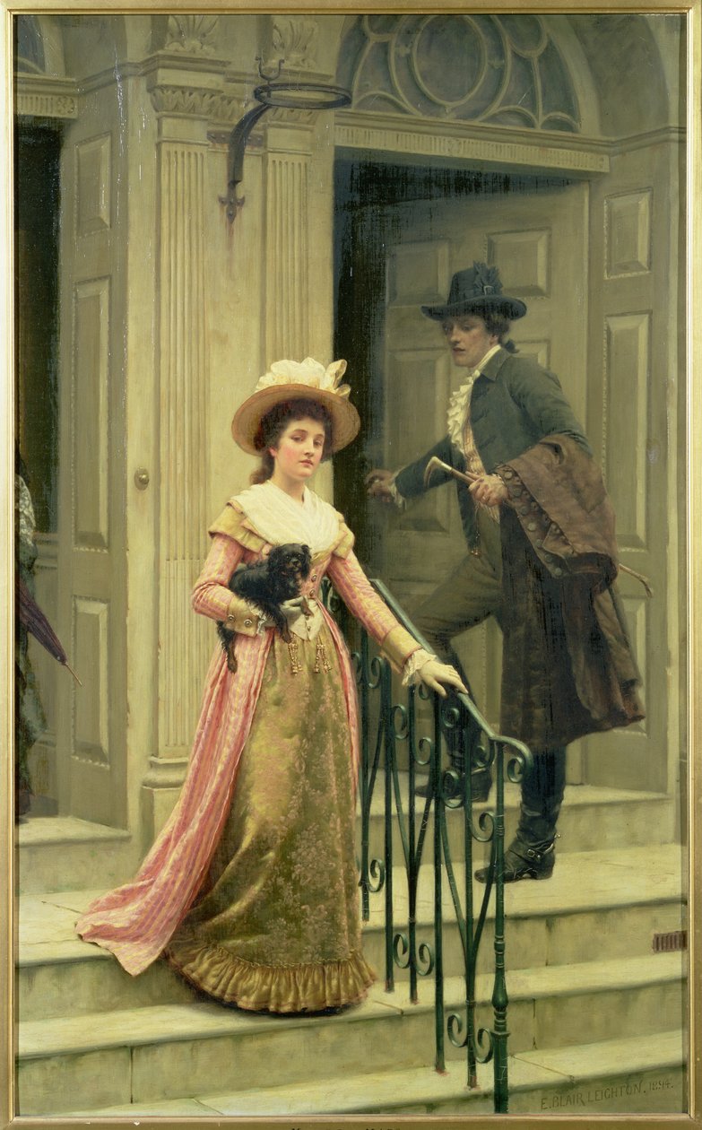 Min næste dør, 1894 af Edmund Blair Leighton