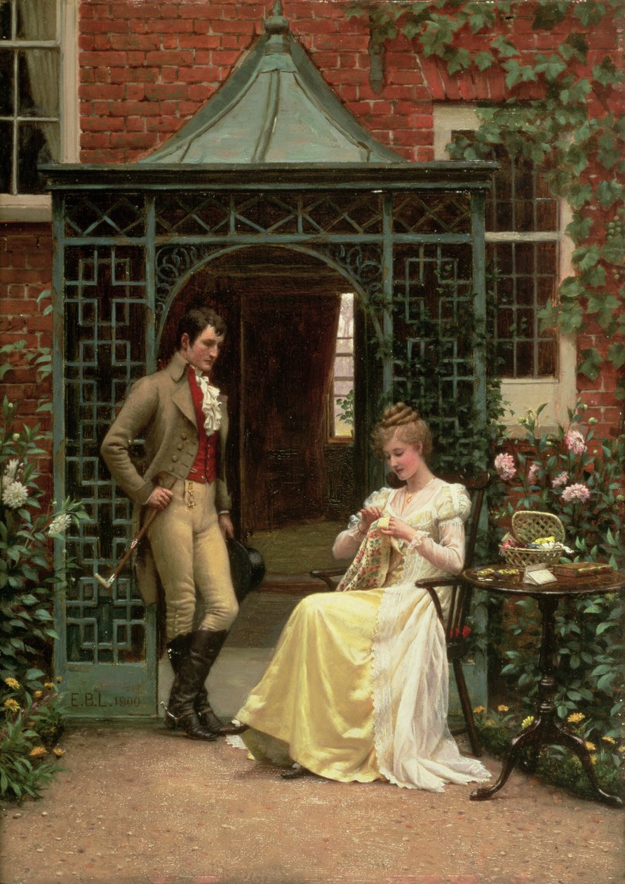 På Tærsklen af Edmund Blair Leighton