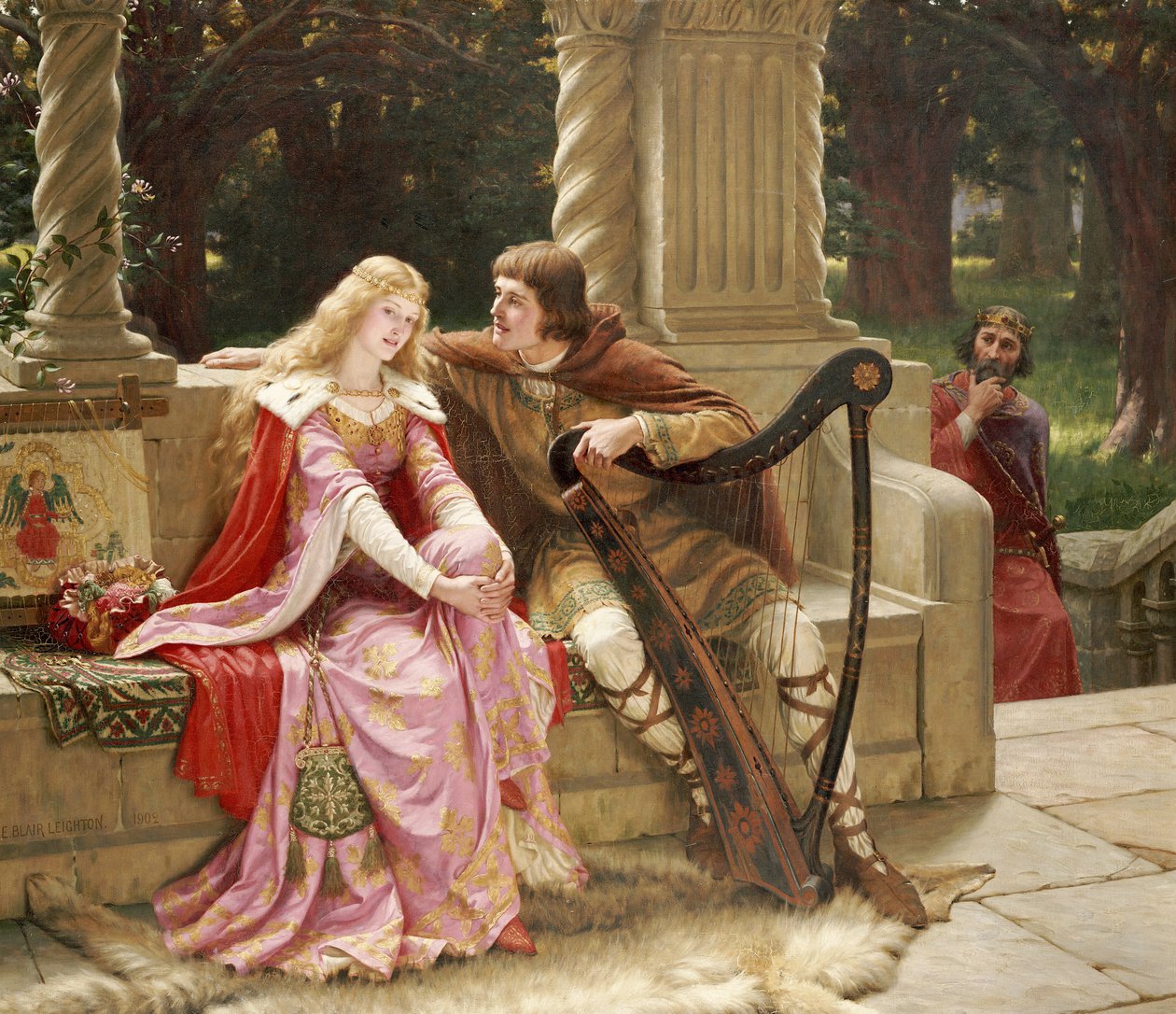 The End of the Song, 1902 af Edmund Blair Leighton