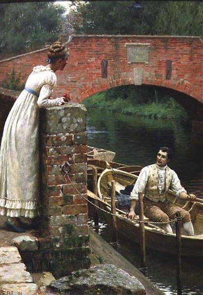 Det kærlige farvel af Edmund Blair Leighton