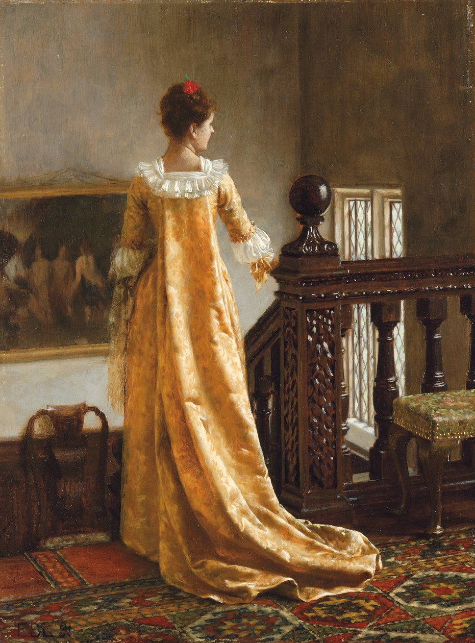 Det gyldne tog, 1891 af Edmund Blair Leighton