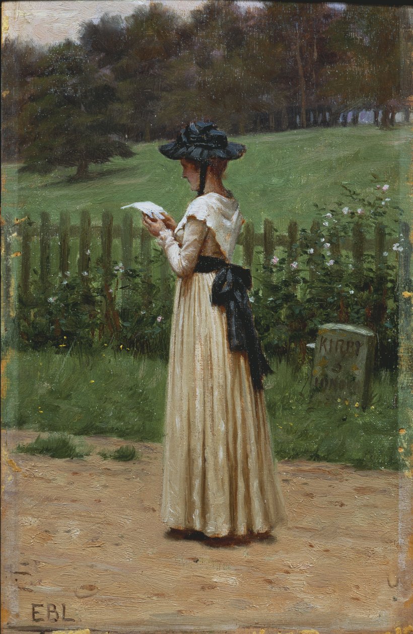 Kærlighedsbrevet af Edmund Blair Leighton