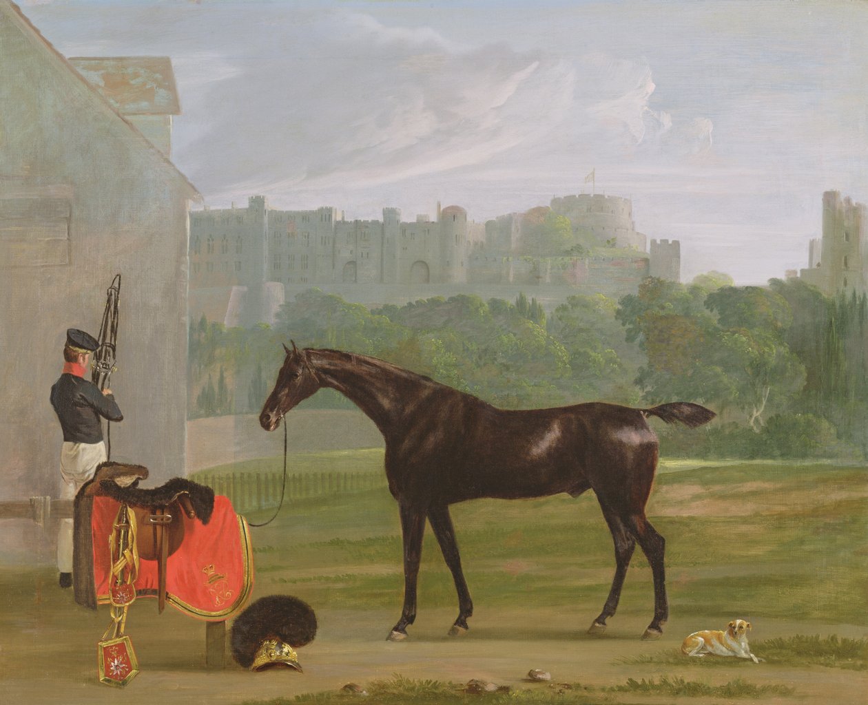 Udenfor vagthuset i Windsor af Edmund Bristow