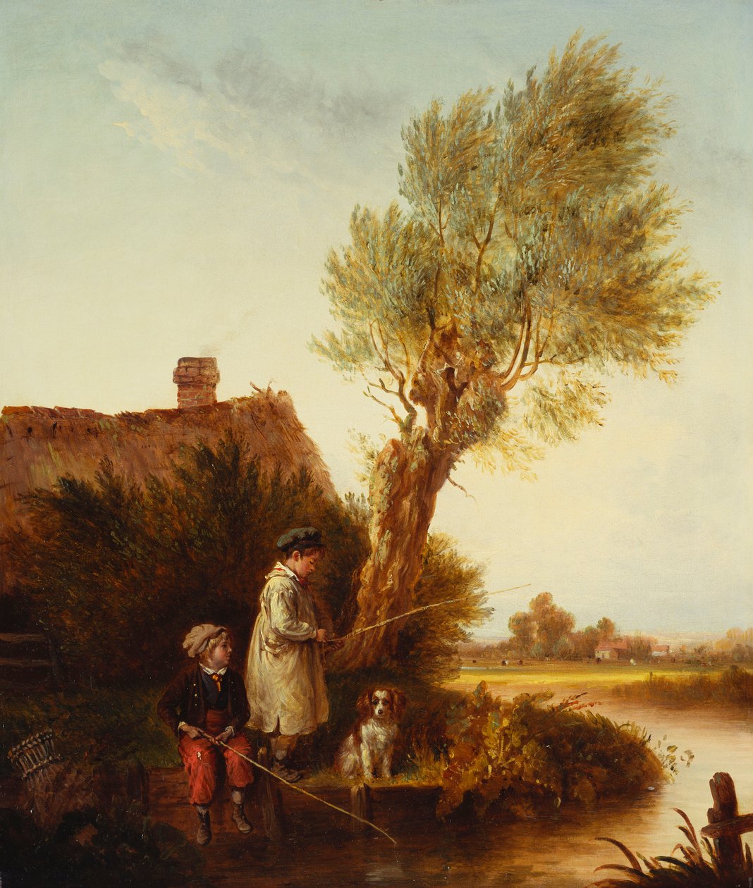 Unge lystfiskere af Edmund Bristow