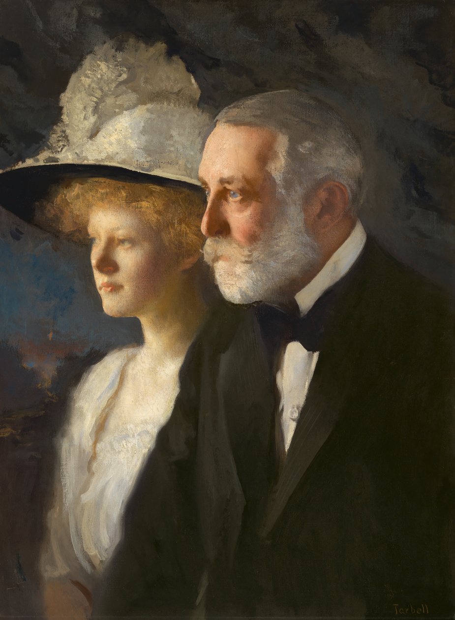 Henry Clay og Helen Frick, ca. 1910. af Edmund Charles Tarbell
