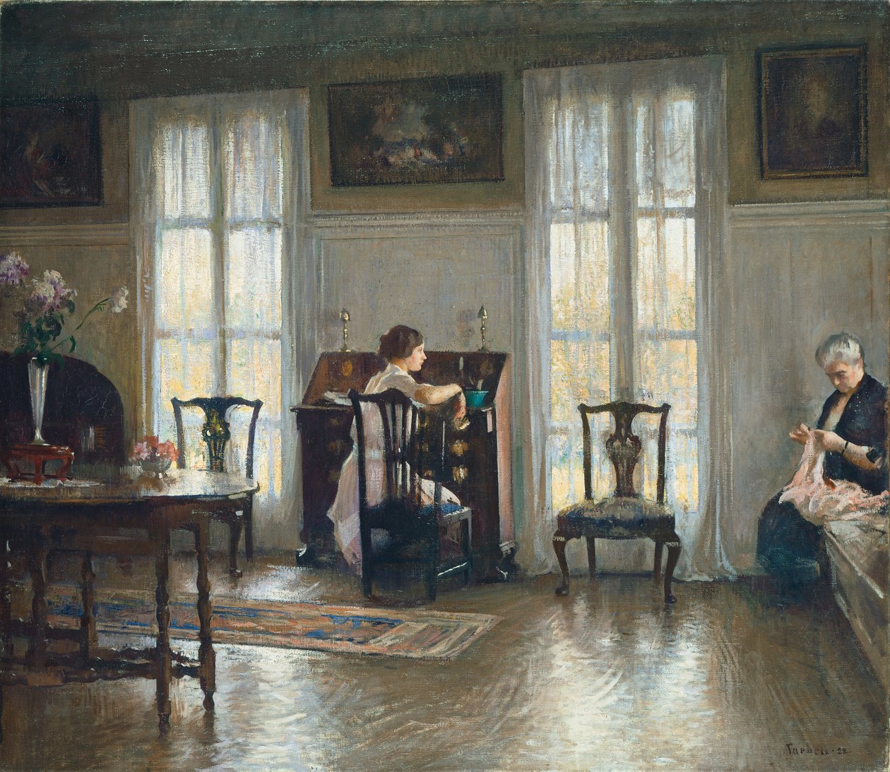 Mor og Mary af Edmund Charles Tarbell
