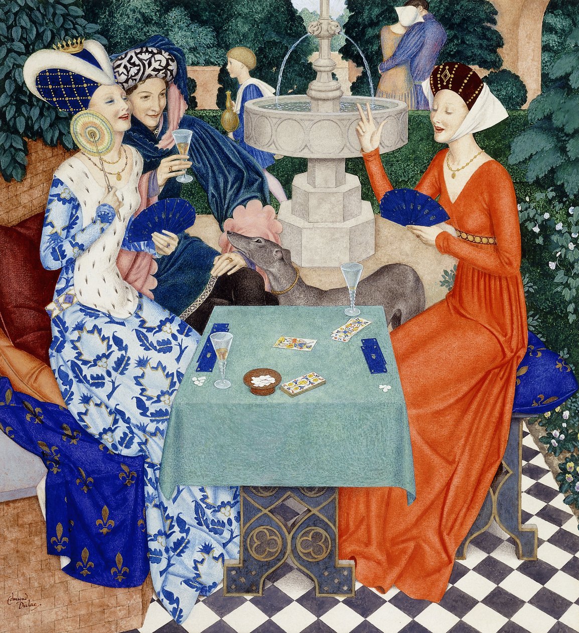 Dronning Isabella af Bayern af Edmund Dulac