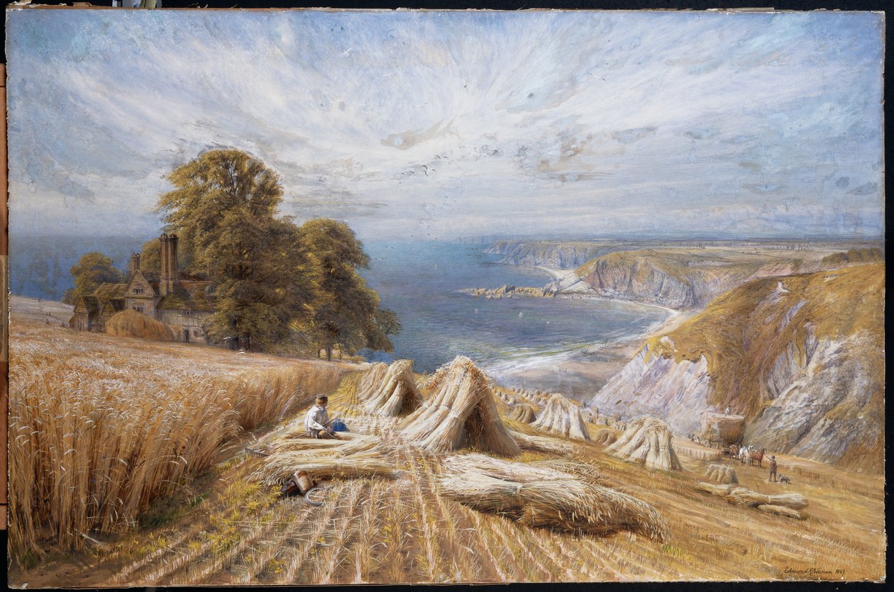 Høst på sydkysten, 1869 af Edmund George Warren