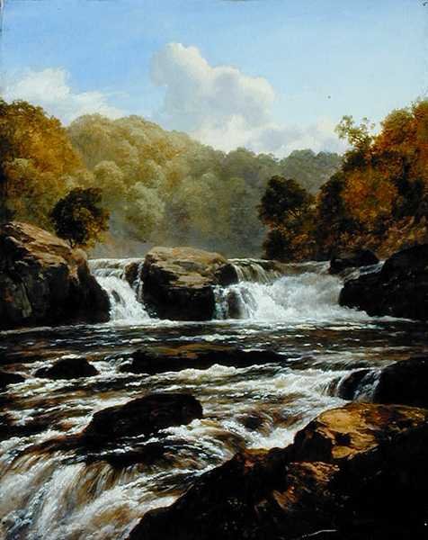 Falls on the Clyde, Bonnington Lynn af Edmund Gill