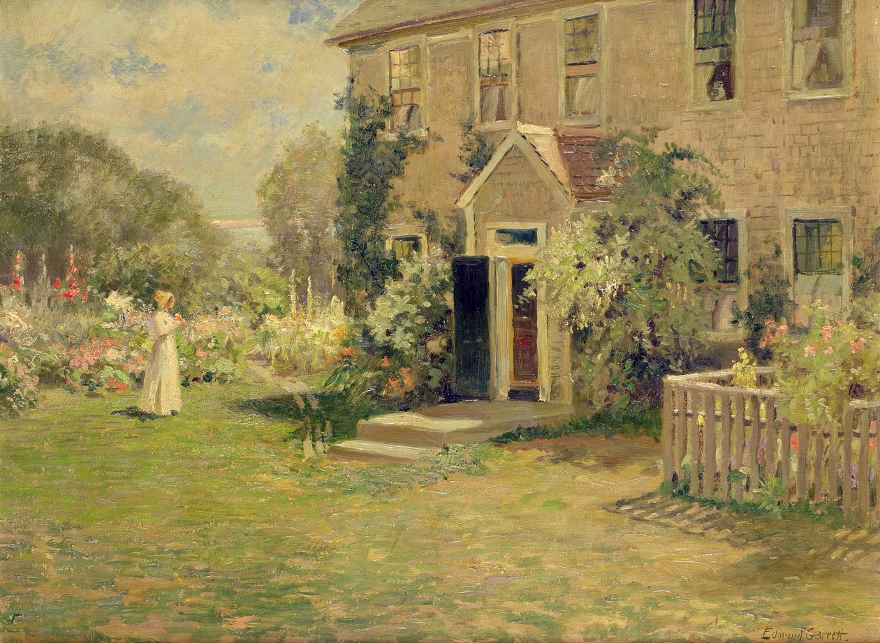 Et New England Cottage af Edmund Henry Garrett