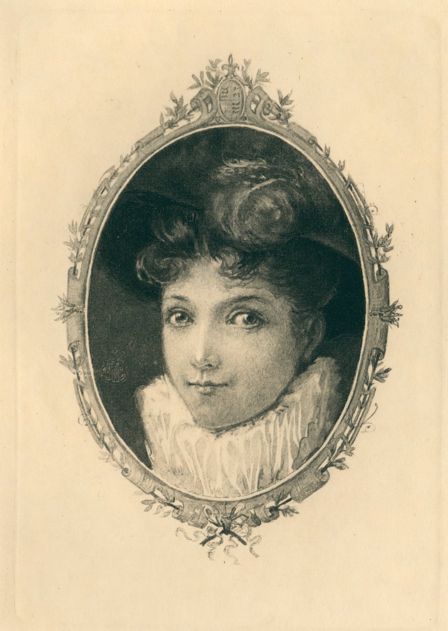 For Elizabethan Songs in Honour of Love and Beauty (litografi) af Edmund Henry Garrett