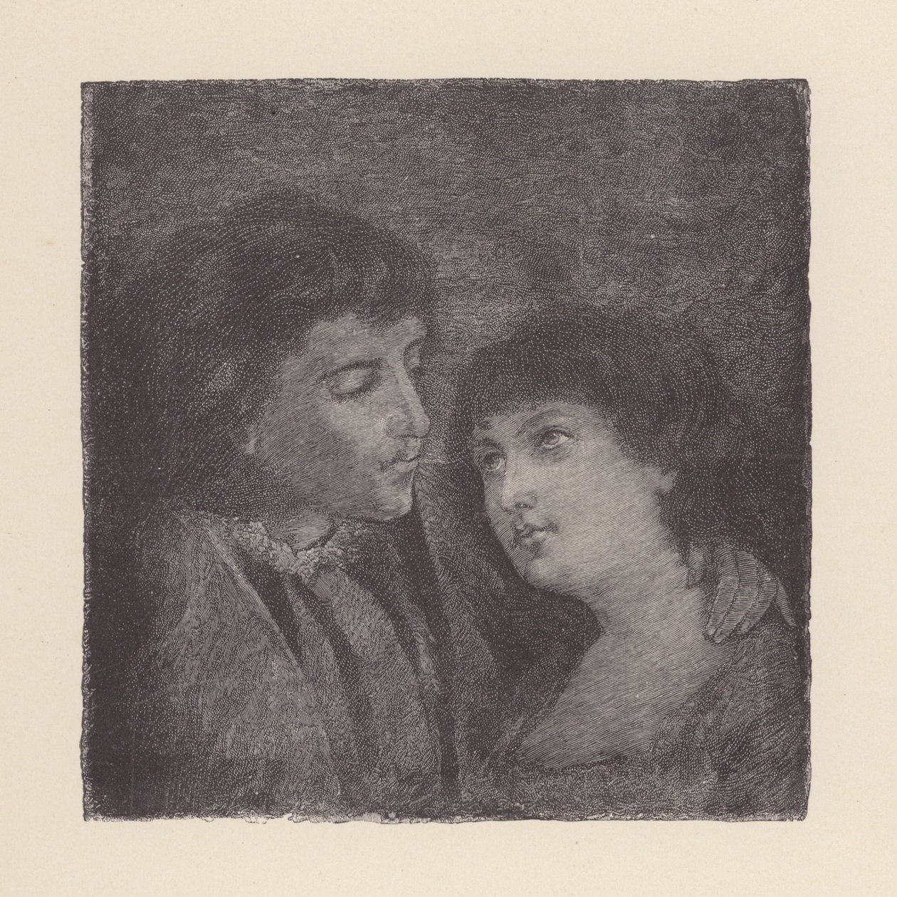 Illustration til The Eve of St Agnes af John Keats (litografi) af Edmund Henry Garrett