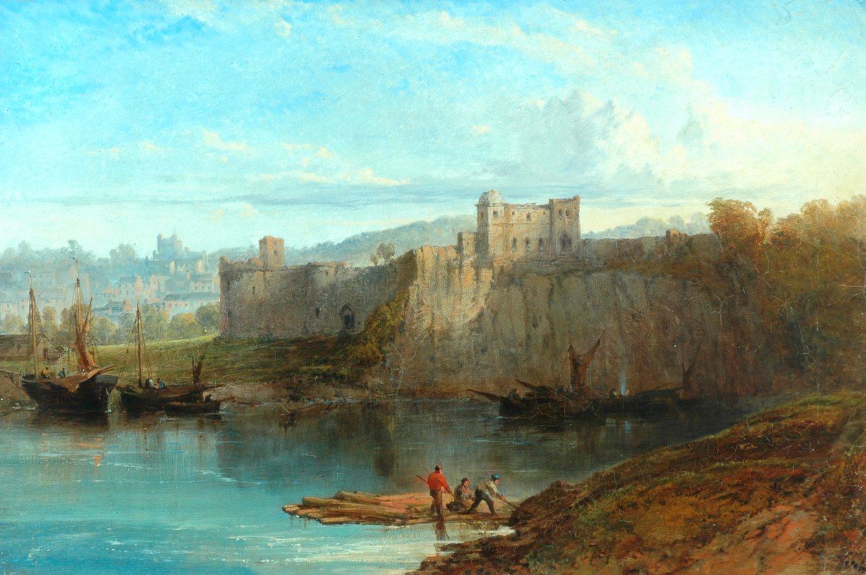 Chepstow Castle On The Wye, 1872 af Edmund John Niemann