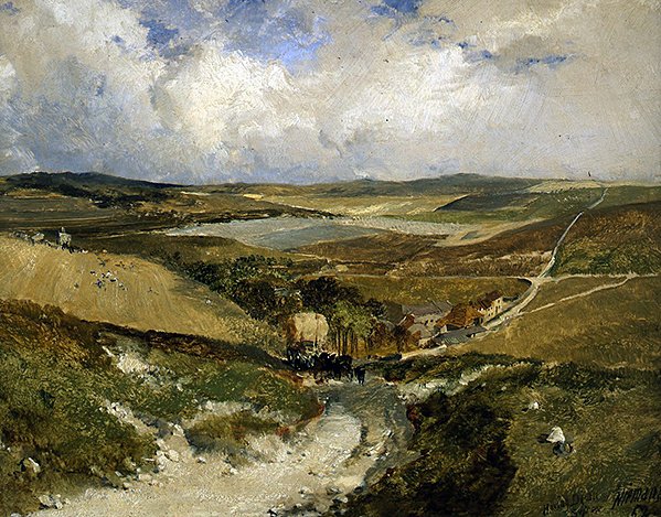 Hoving Dean, Sussex Downs af Edmund John Niemann