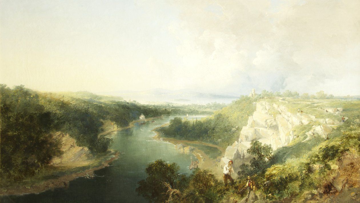 Avon og Severn fra Clifton Down af Edmund John Niemann