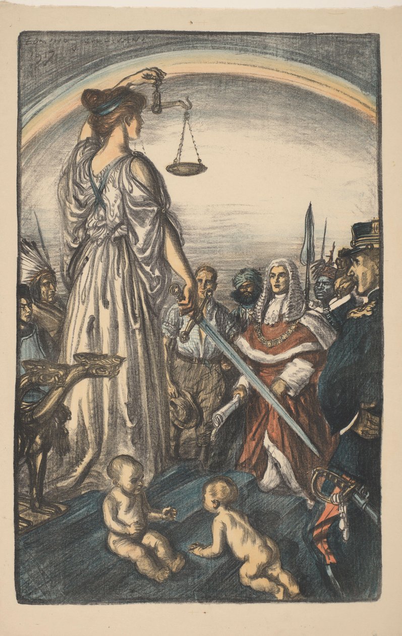 Personificering af retfærdighed Reign of Justice (original titel) Great War: Britain