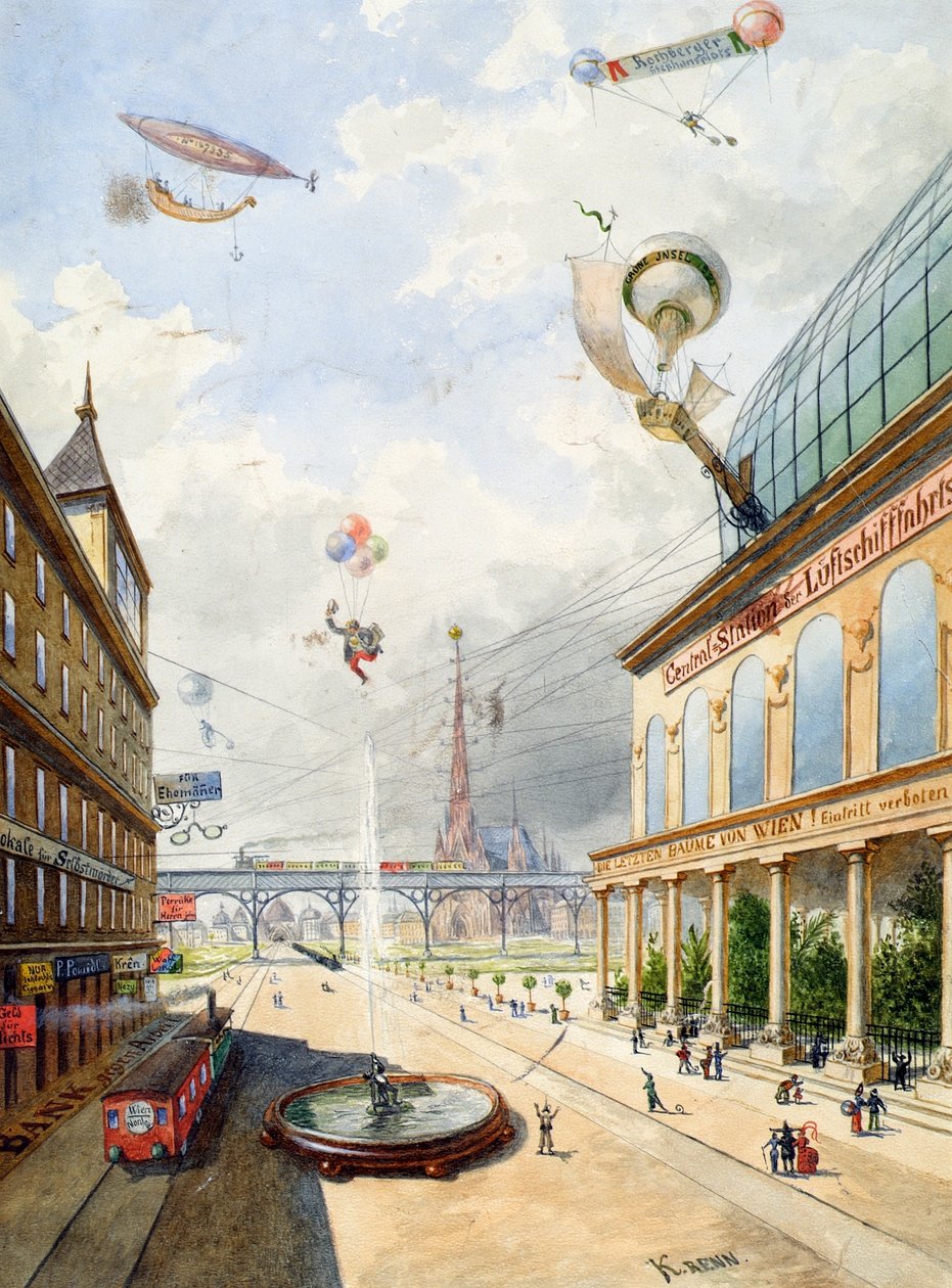Wien om hundrede år af Edmund Krenn
