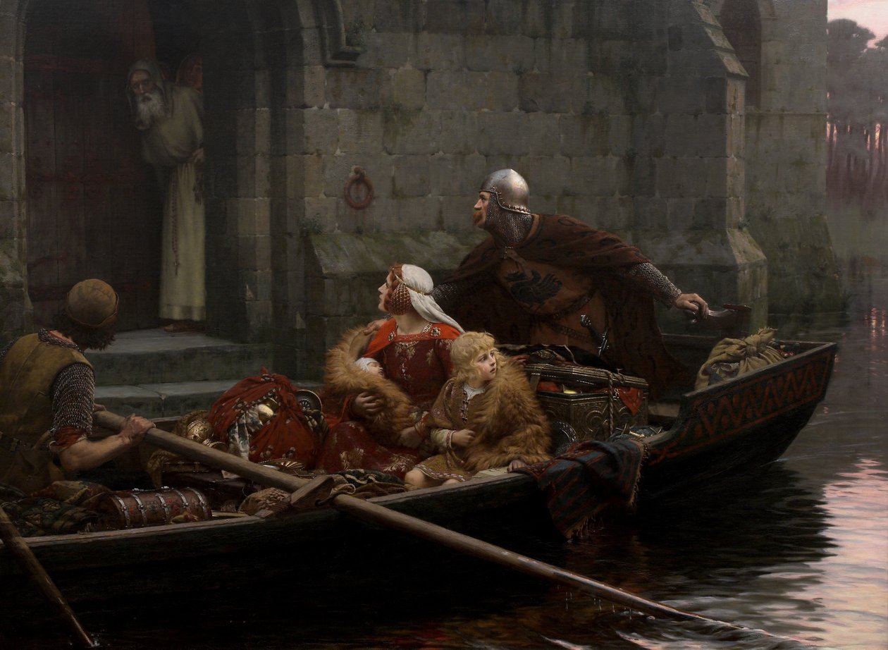 I farens stund af Edmund Leighton