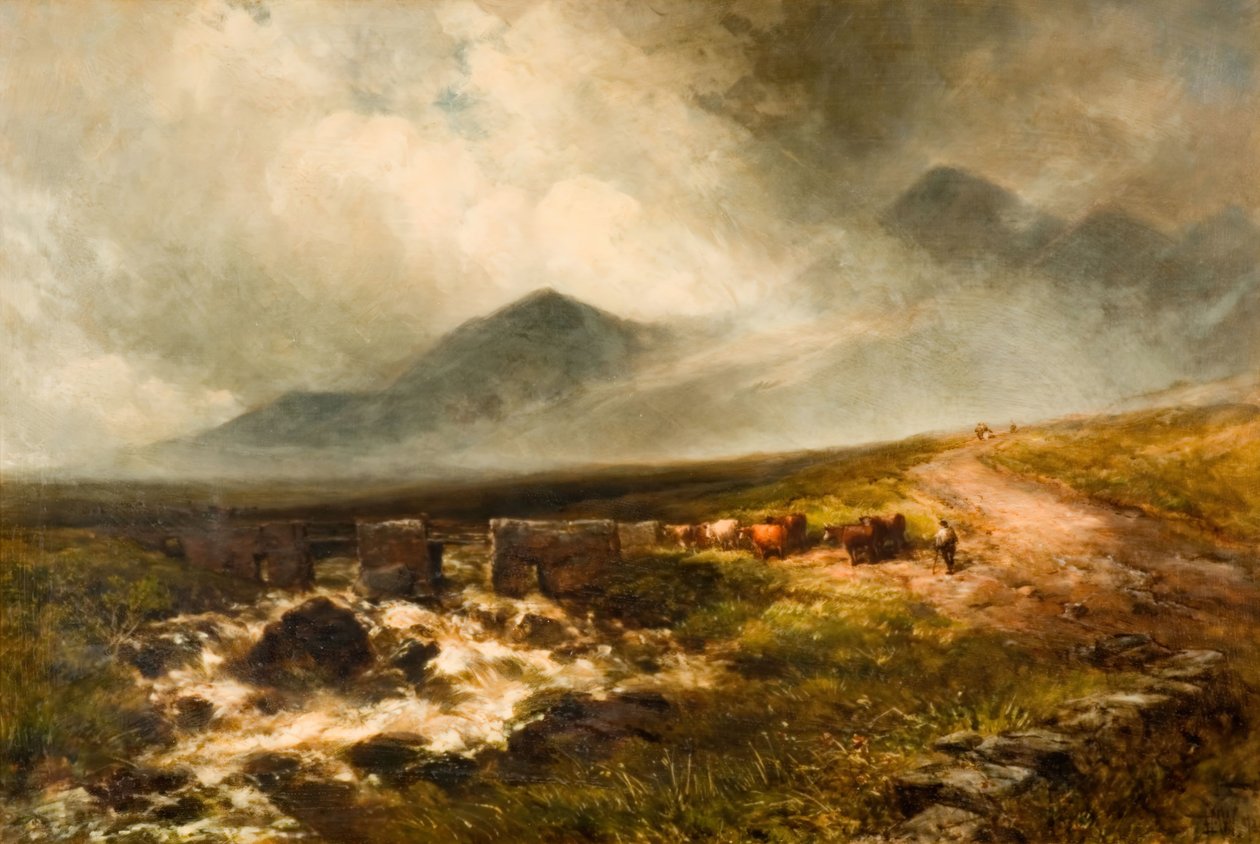 Snowdon, 1894. af Edmund Morison Wimperis