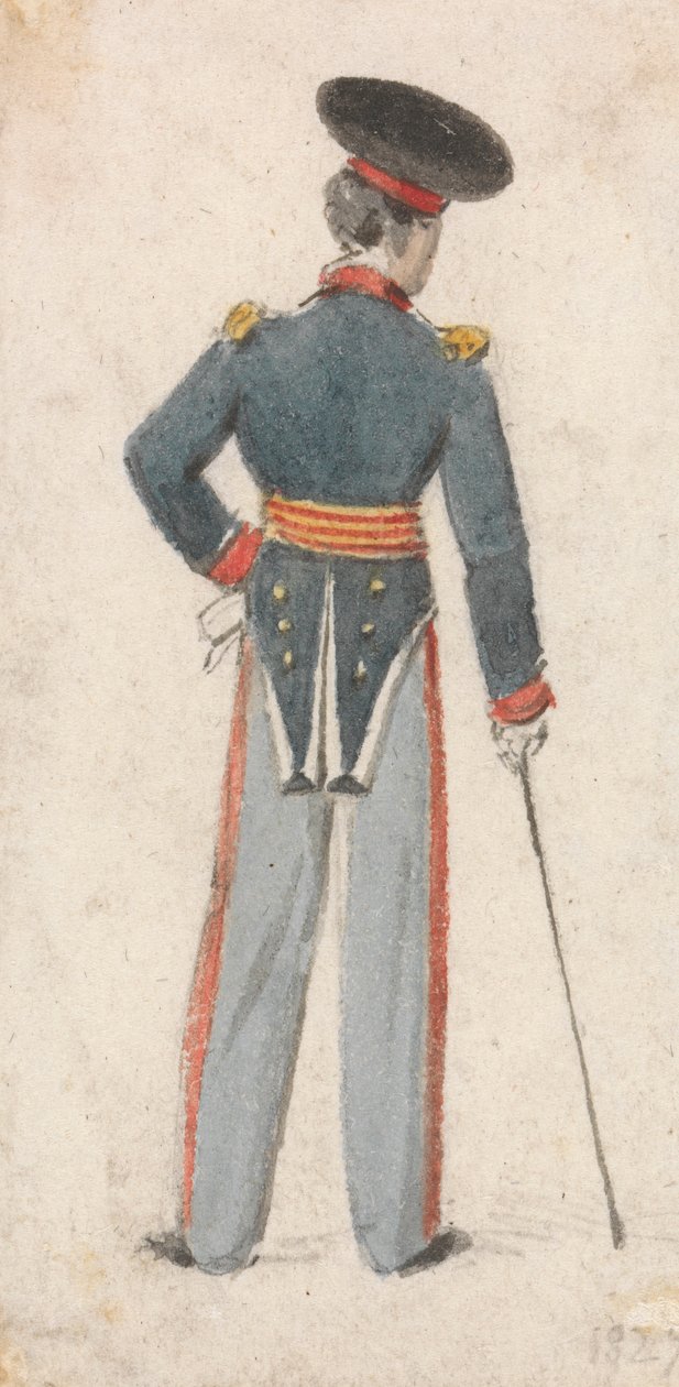 Bagsiden af en soldat af Edmund Thomas Parris