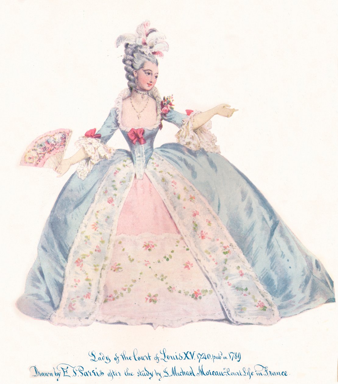 Dame ved Louis XV