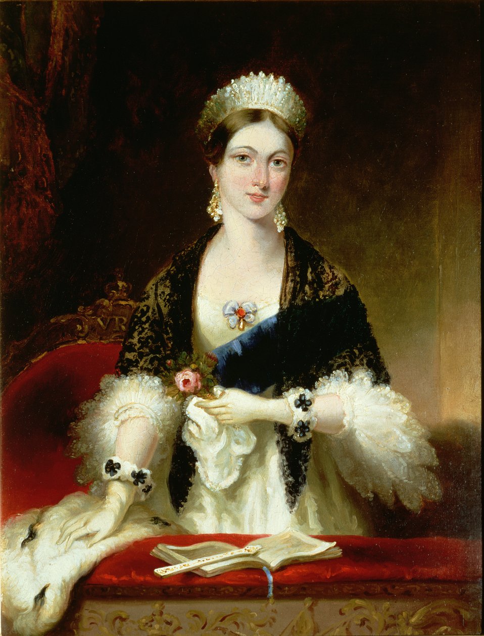 Dronning Victoria (1819-1901) i Operaen af Edmund Thomas Parris