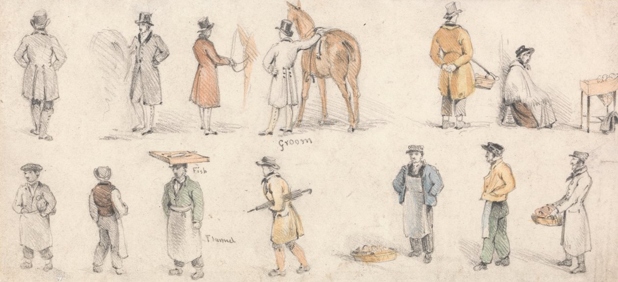Studier af handelsmænd og forlovere af Edmund Thomas Parris