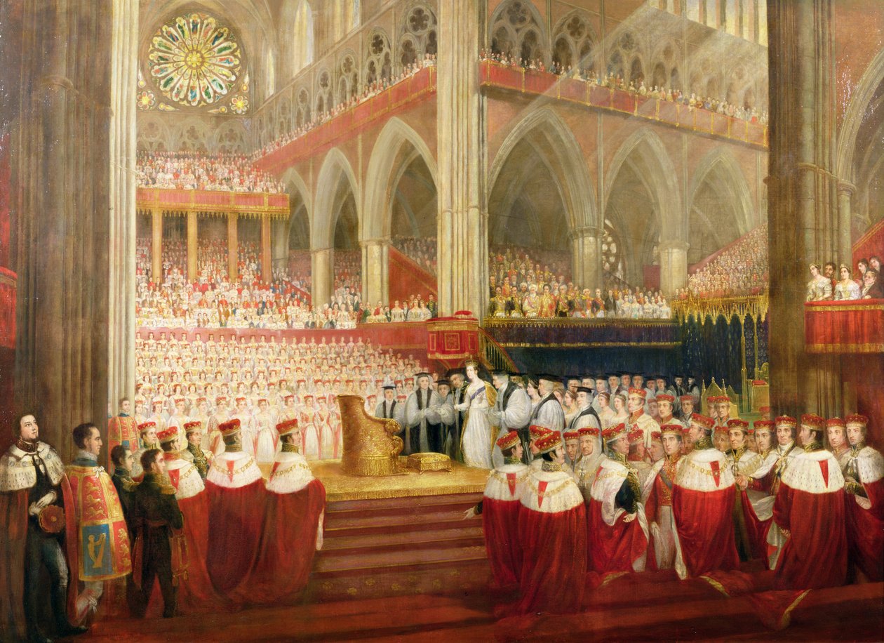 Kroningen af Dronning Victoria, 28. juni 1838 af Edmund Thomas Parris