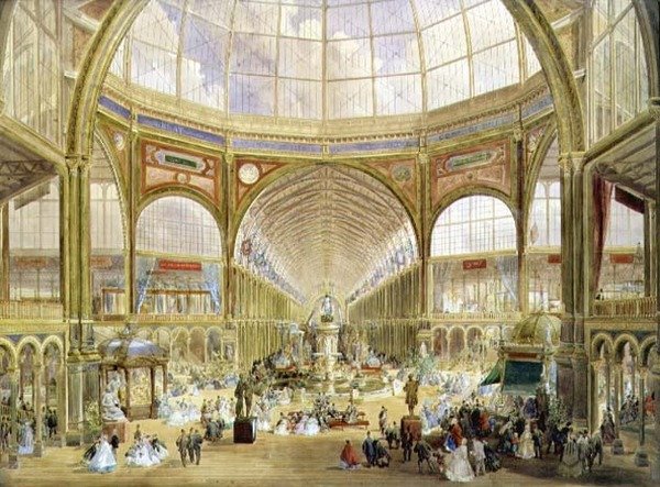 Interiør af den internationale udstilling i 1862 af Edmund Walker