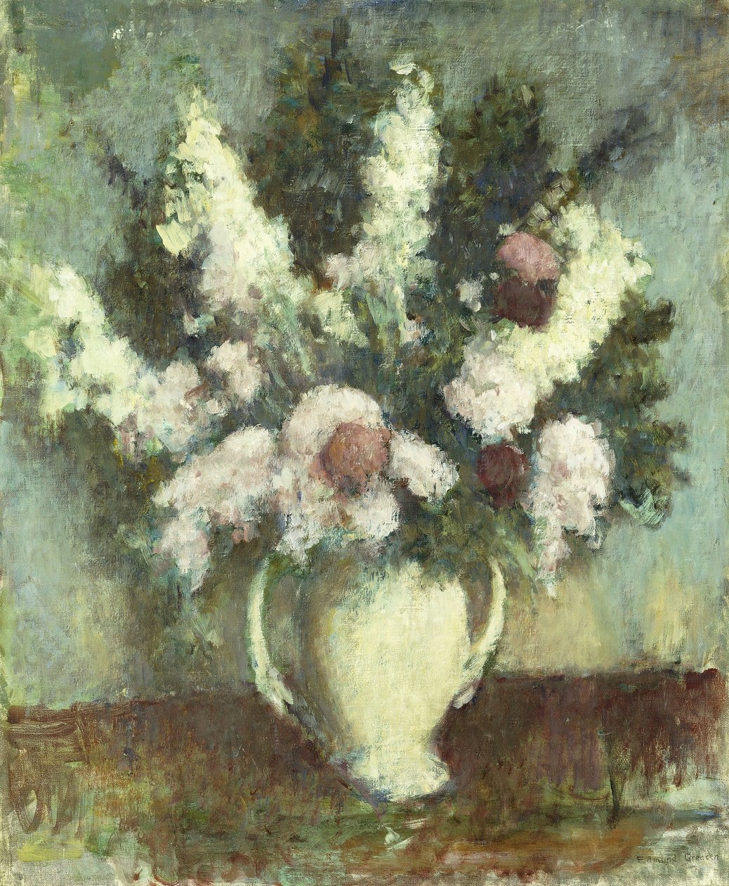 Stilleben med syrener af Edmund William Greacen