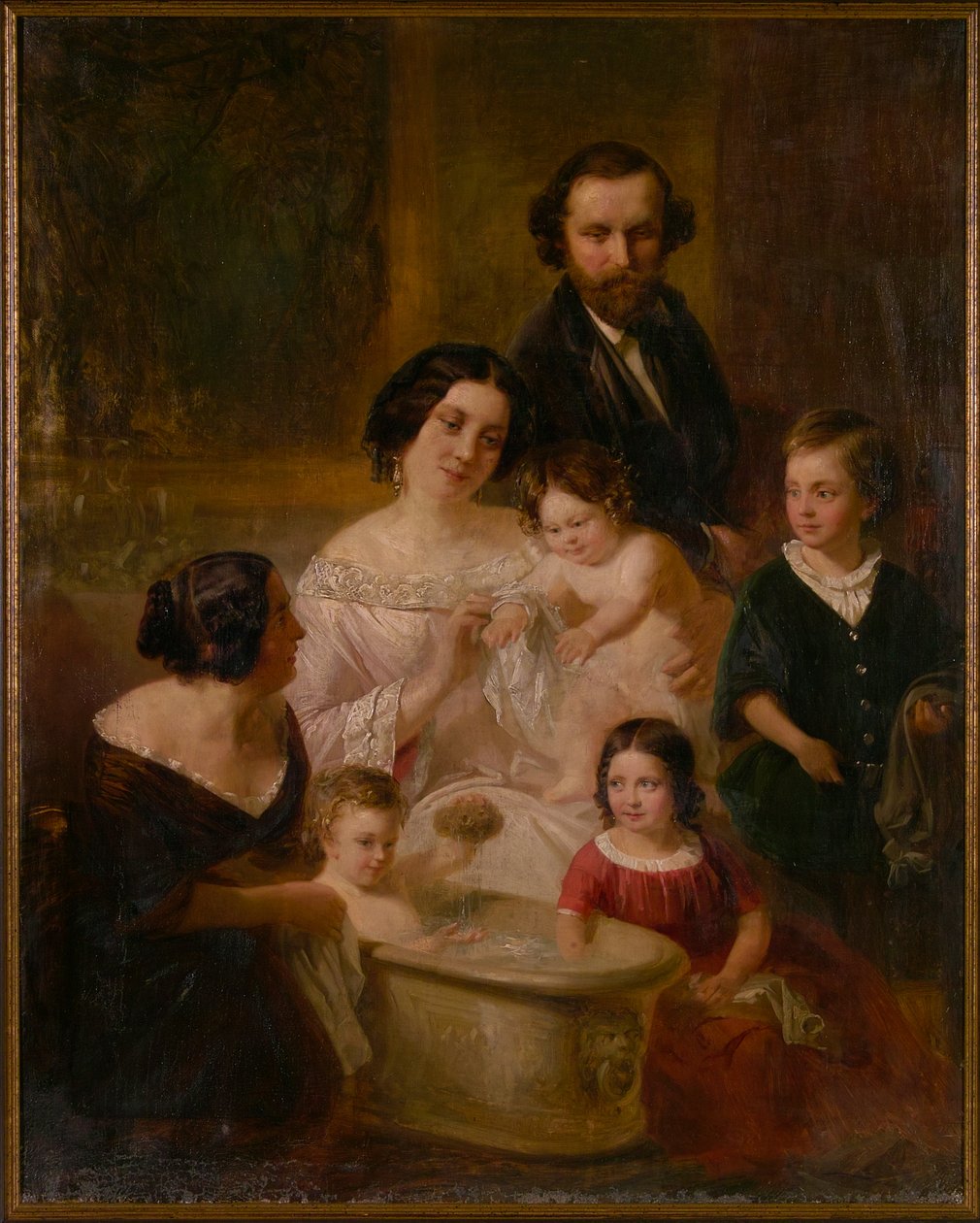 Familieportræt af Edmund Wodick