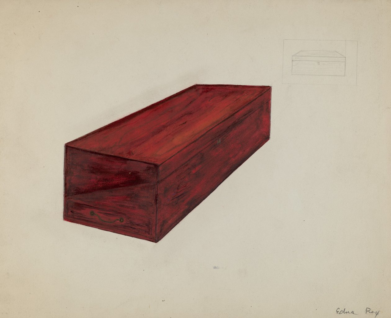 Lap skrivebord af Edna C. Rex