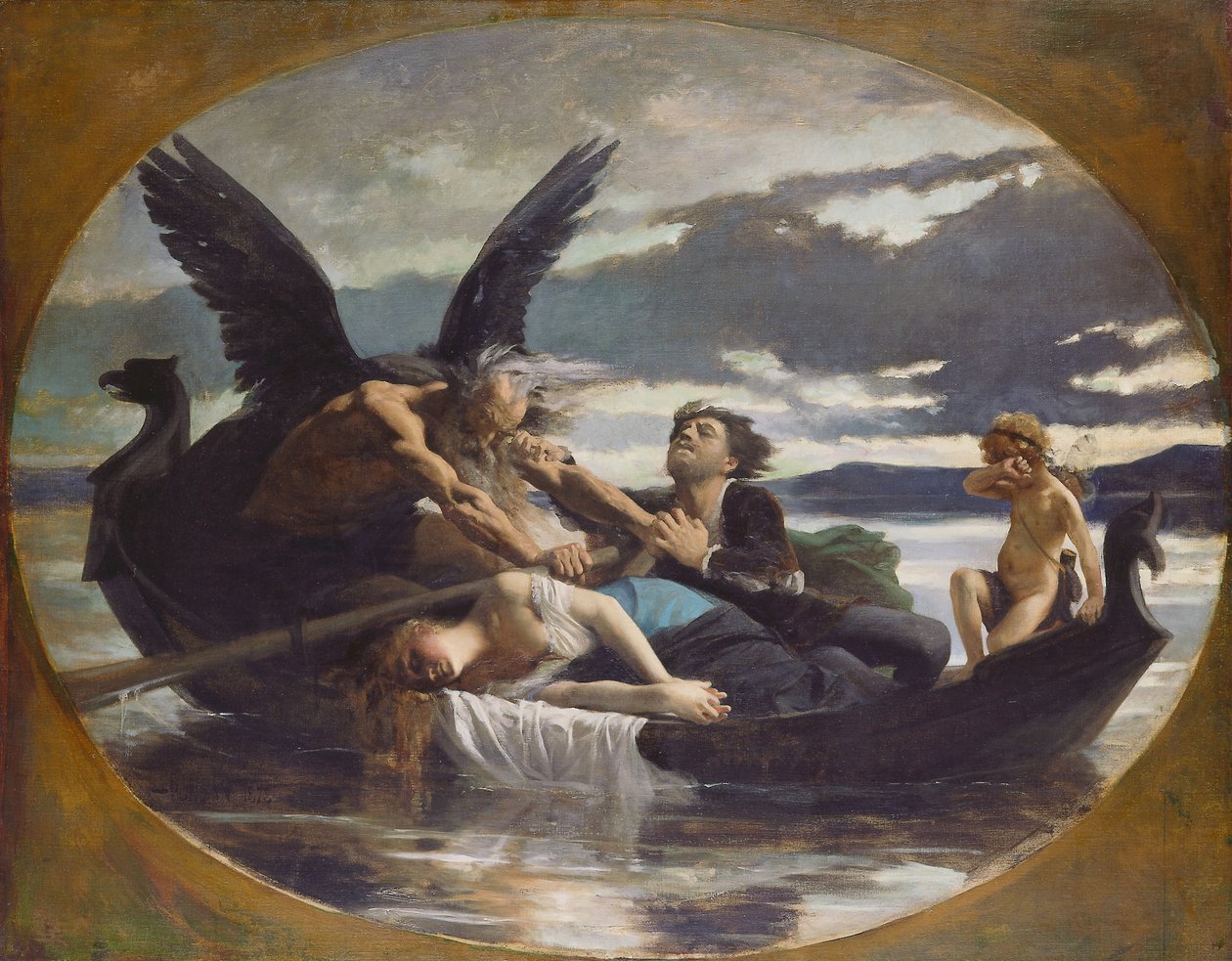 Kærlighed dør i tiden, 1872 af Edouard Debat Ponsan