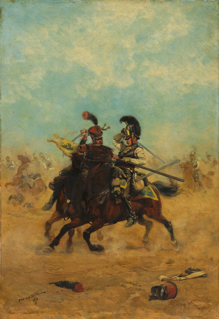 Kamp om farverne af Jean Baptiste Edouard Detaille