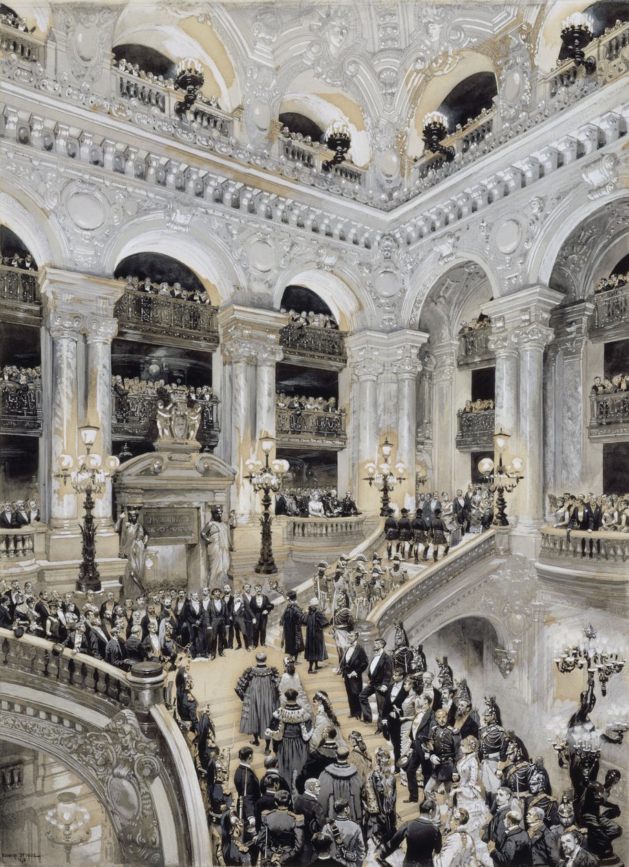 Indvielse af Paris Opera, 5. januar af Jean Baptiste Edouard Detaille