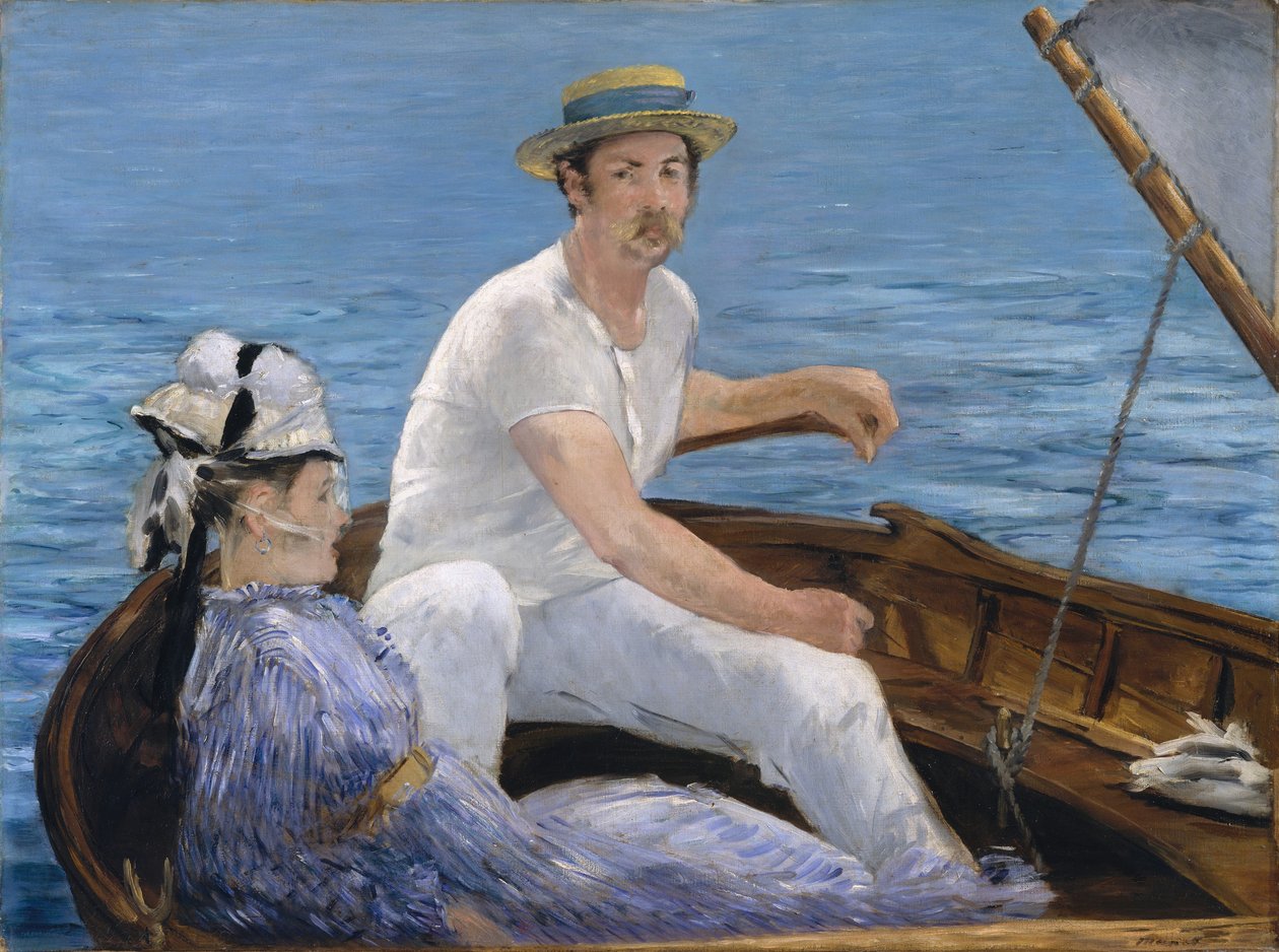 Sejlsport, 1874 (Olie på lærred) af Édouard Manet