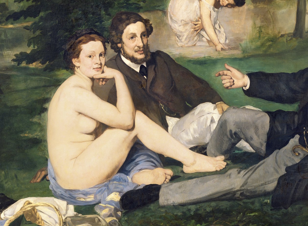 Dejeuner sur lHerbe, 1863 (se også 65761) (detalje af 2310) af Édouard Manet
