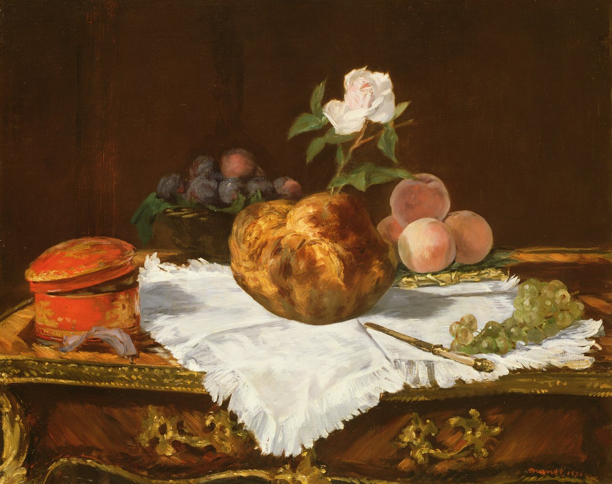 La Brioche, 1870 af Édouard Manet